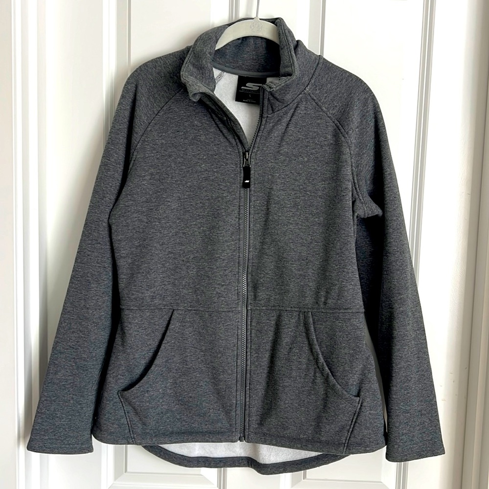 Grey Skechers cozy jacket